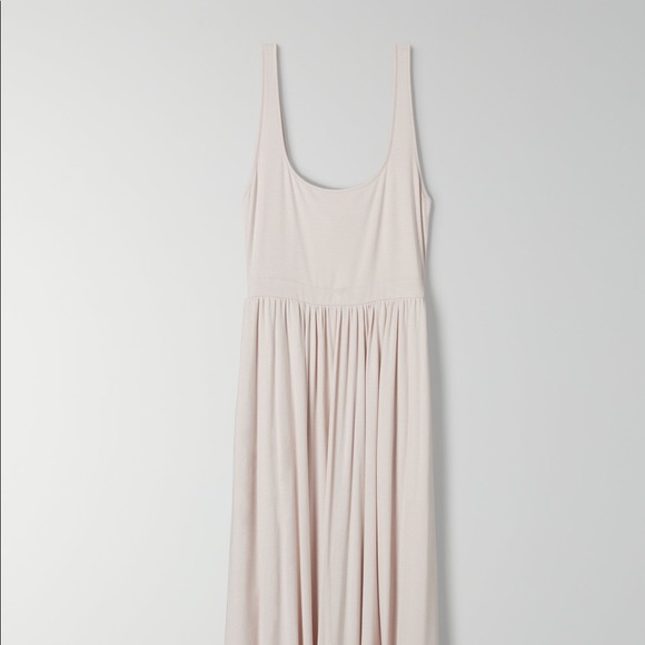 Aritzia Wilfred Assonance dress - Silver Sage Green - Picture 2 of 3